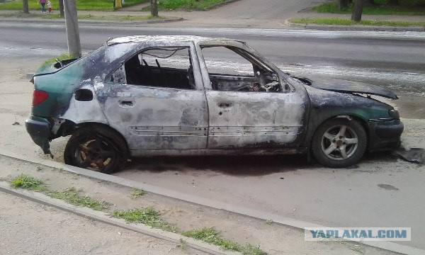 Возгорание баллона с газом