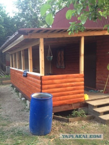 Делаем баньку из домишки