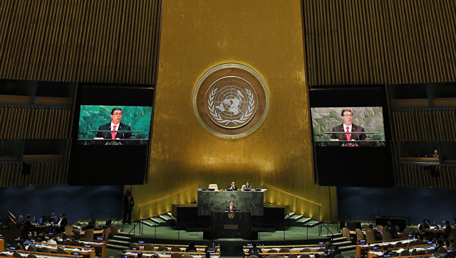 Представители США и Британии покинули зал ООН во время речи постпреда Сирии