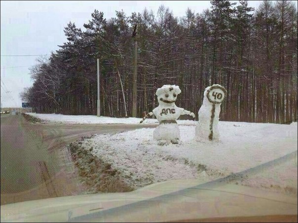 Немного снеговиков Вам !