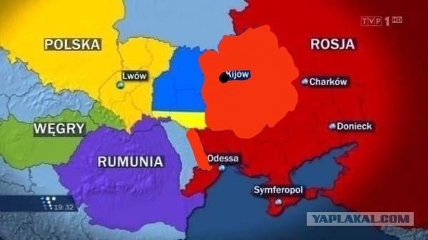 Экс-депутат Рады показал польскую карту раздела Украины