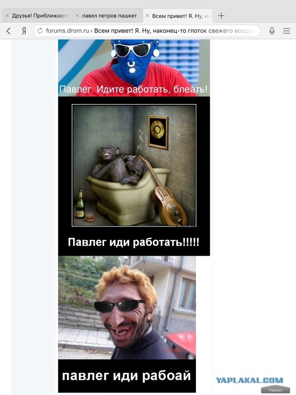 Друзья! Может уже хватит,на меня поклепы возводить? (Пашкетт)