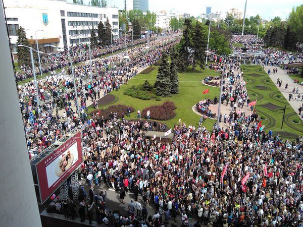 Парад Победы в Донецке