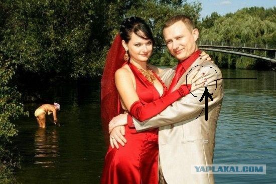 Романтический фон на свадебном фото