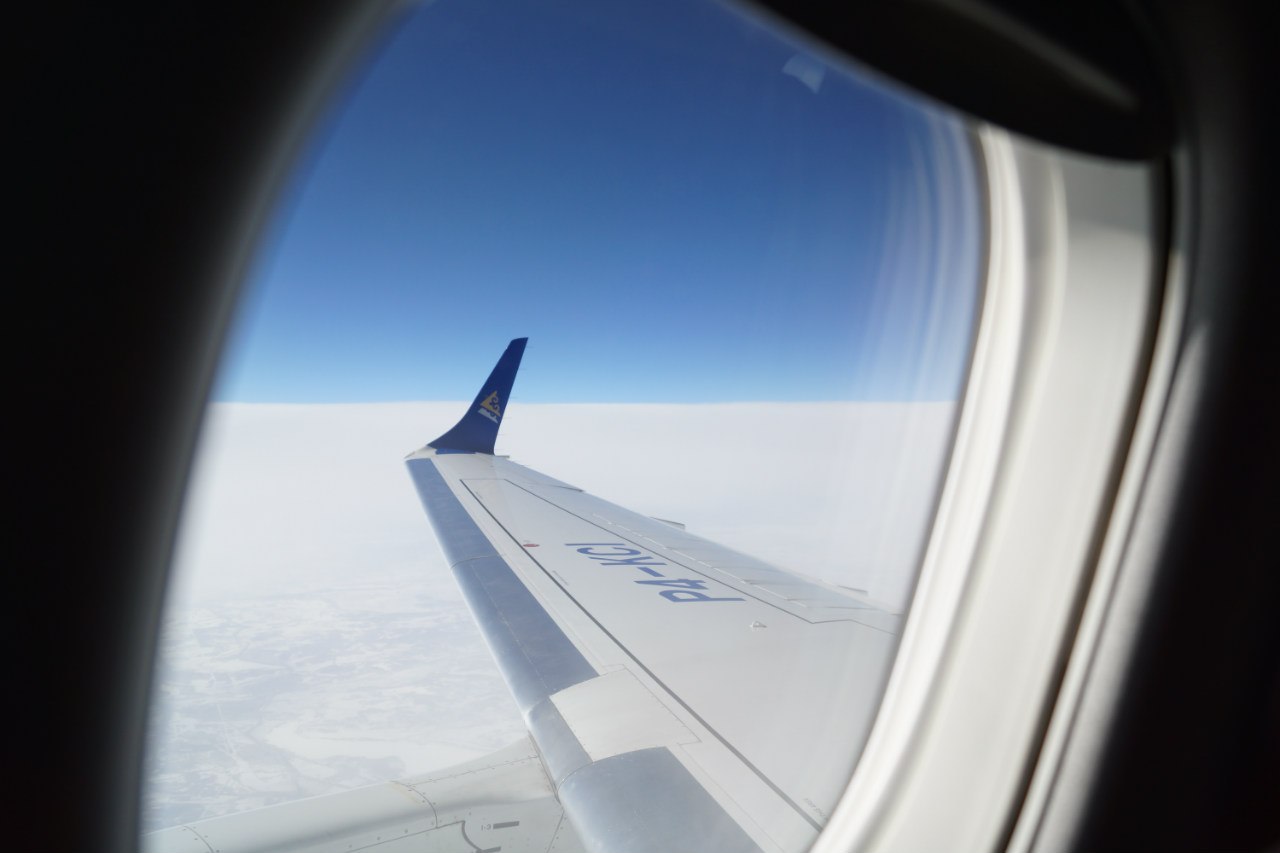 Боинг 737 вид из иллюминатора самолета