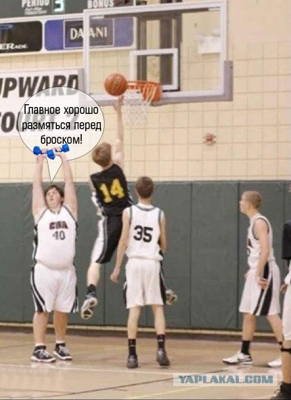 Фотожаба: Баскетболист 80 lvl