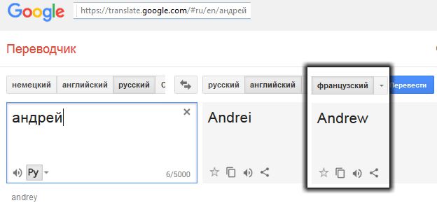 Andrey или Andrei?