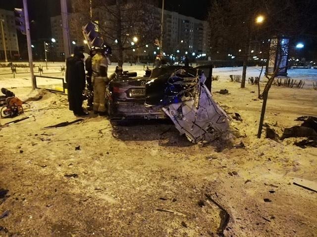 Момент смертельного ДТП.