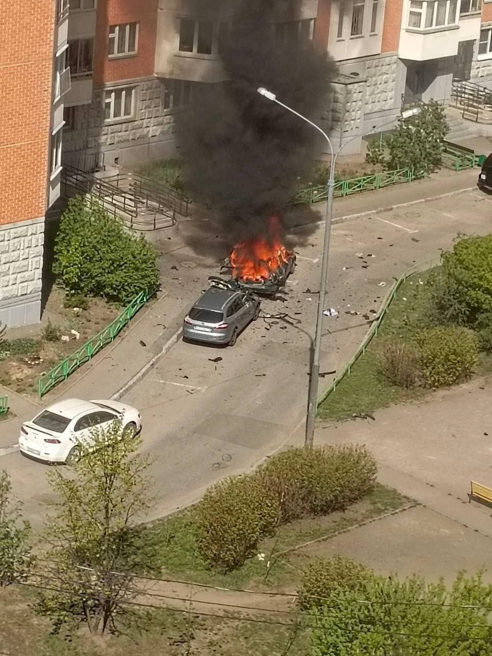В Балашихе взорвался автомобиль — один человек погиб