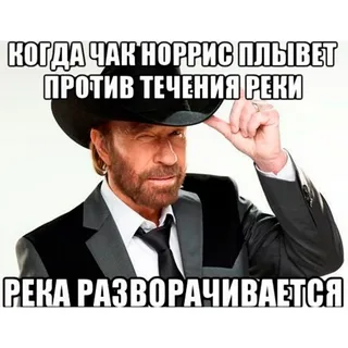 Когда Чак Норрис заволновался.