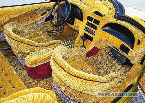 Перешитый салон автомобиля