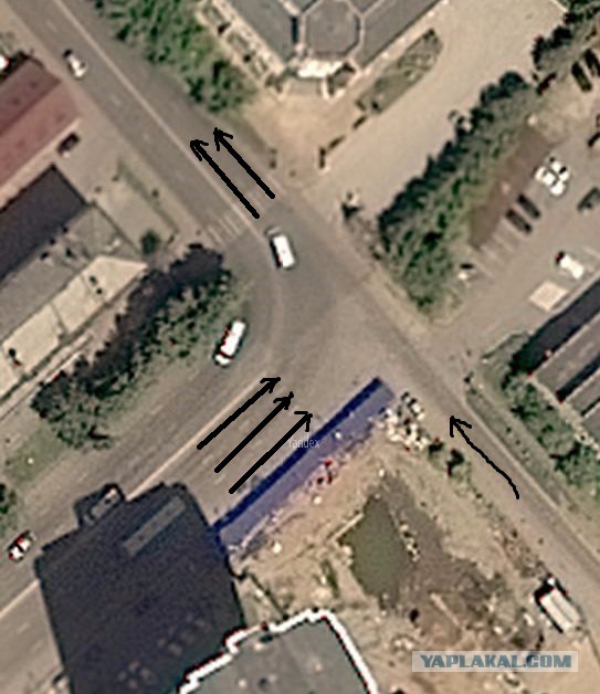ПДД. Поворот налево с двух полос.