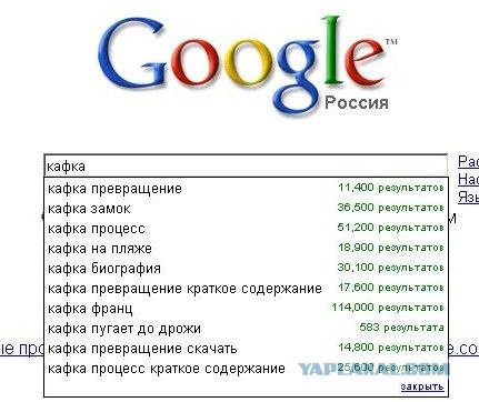 Приколы из Google