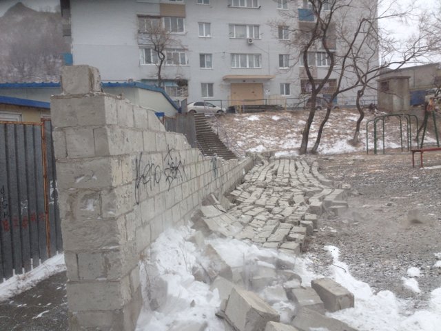А во Владивостоке снова снежок