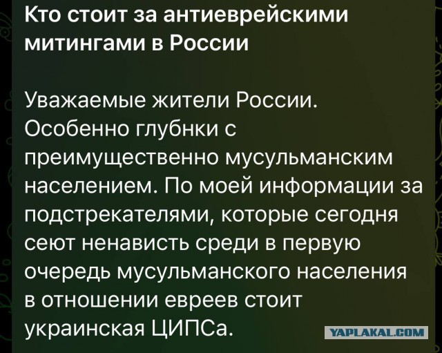 Попытка еврейского погрома в России в 2023 году