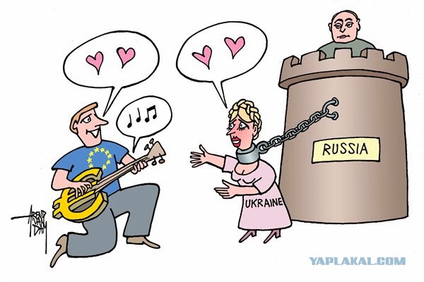 Украинский кризис: иностранная карикатура