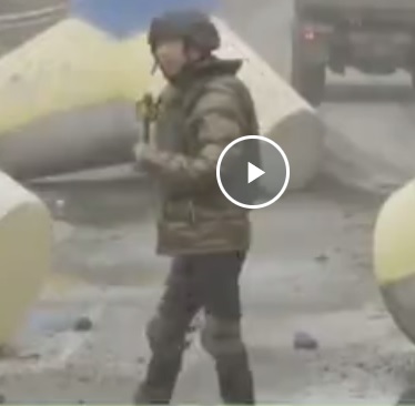 Еще один репортаж китайского военкора в районе Мариуполя