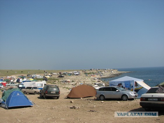 Мыс Тарханкут - самая западная точка Крыма.