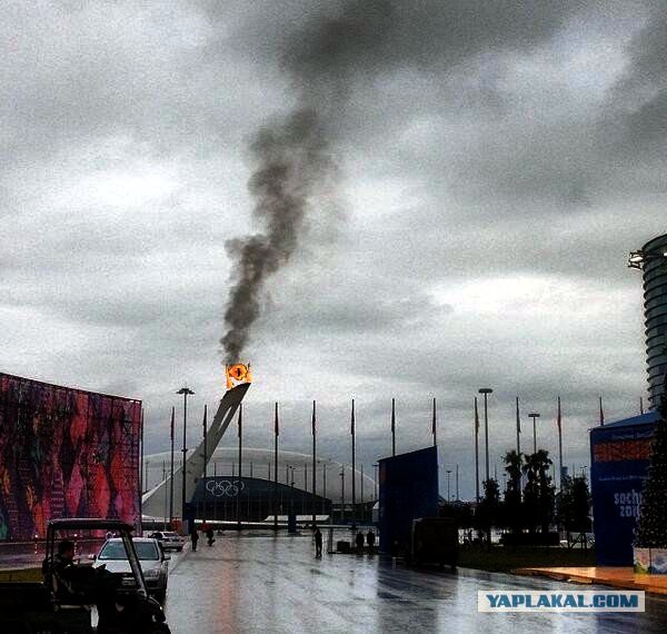 Главный олимпийский факел в Сочи