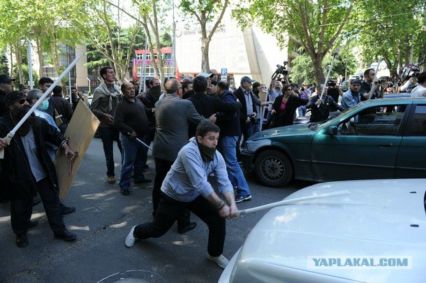 Митинг в Грузии