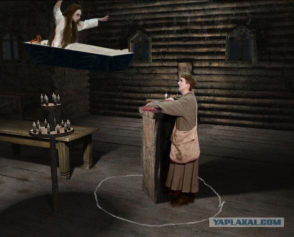 Если увидит круг - обязательно в него сядет.