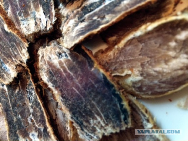 Бастурма из свинины и говядины.