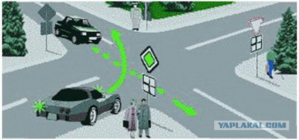 Очередная задачка по ПДД.