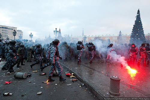 Массовая драка в Москве