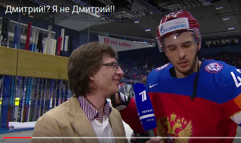 Не легка работа спортивного журналиста на первом канале
