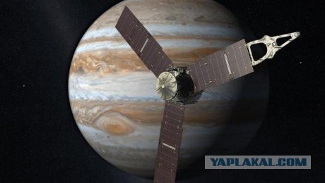 НАСА: Зонд Juno (Юнона) успешно вышел на орбиту Юпитера