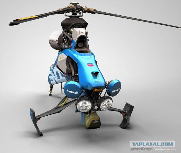 Персональный вертолет, мотоцикл и снегоход