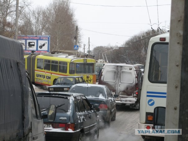 Забастовка троллейбуса.