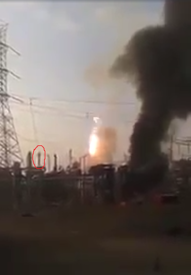 Авария на подстанции 400KV