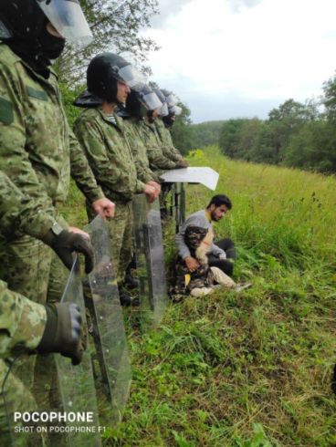 Немного видео с границы Беларуси и Литвы