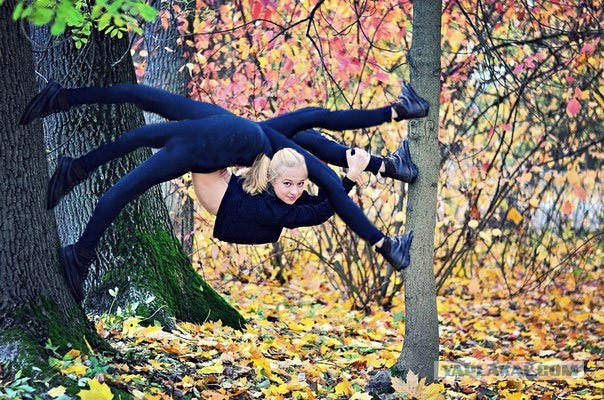 В осеннем лесу