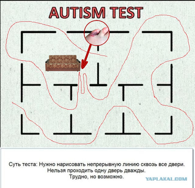 Как правильно решать тесты. Тест на аутизм. Решение теста на аутизм. Тест на аутизм двери. Тест на аутизм решение.
