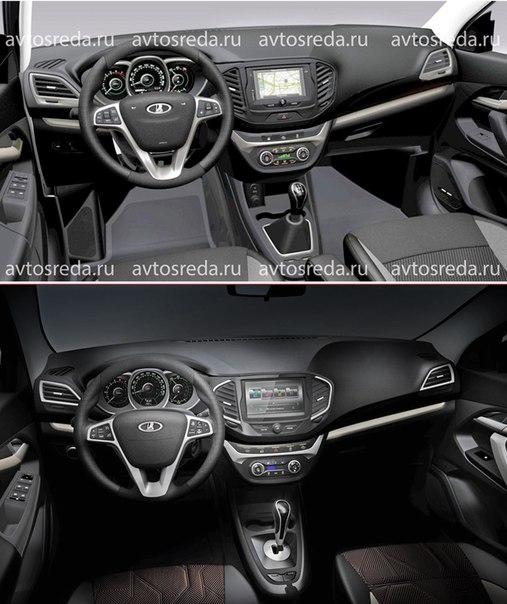 Салон серийной Lada Vesta рассекретили