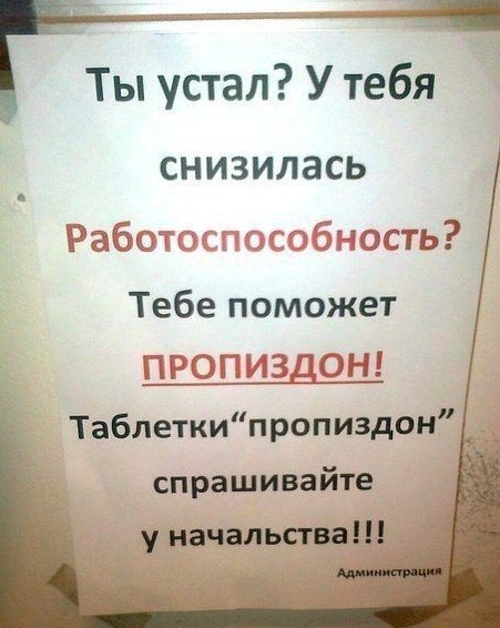 Прикольные надписи и объявления