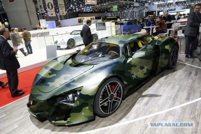 Новая "Marussia B2" в Женеве