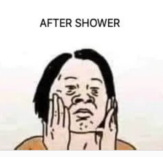 До и после душа