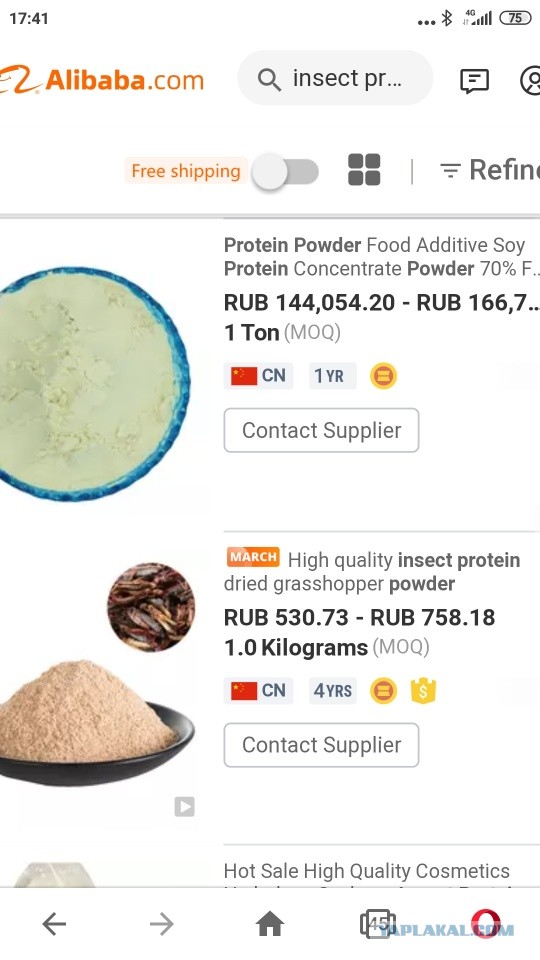 В России появятся мясо и хлеб из белка насекомых
