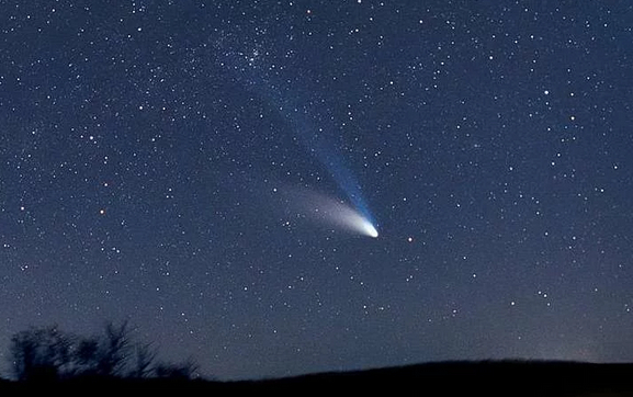 Комета C/2020 F3 (NEOWISE) вид из Сибири
