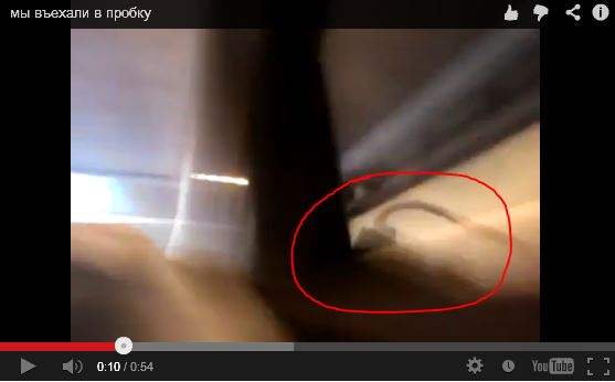 Субарист влетает в пробку