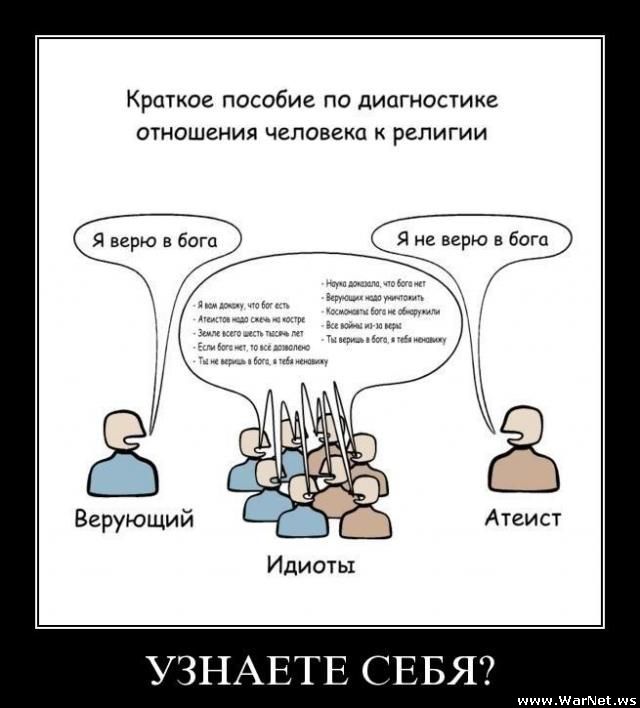 ЗОЖ: лечение атеизма свечой