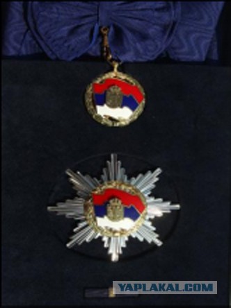 Президент Сербии посмертно наградил Чуркина орденом Сербского знамени