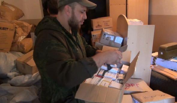 Помощь российских волонтеров