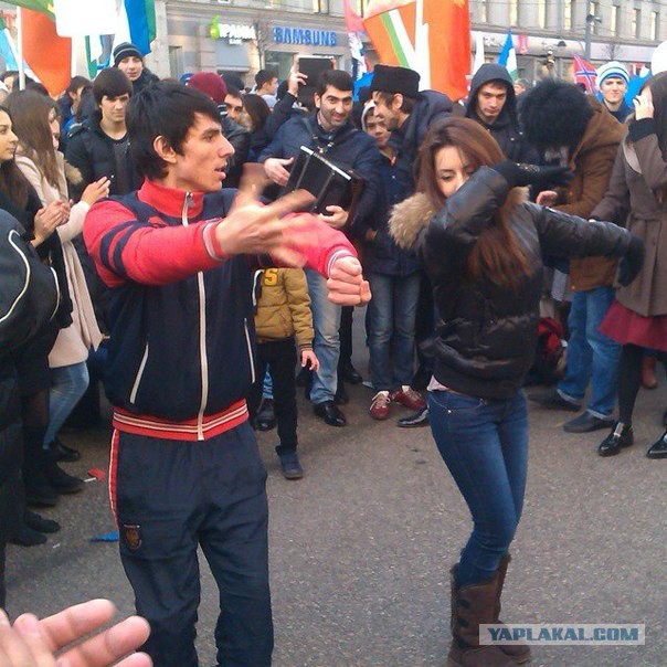 Русский марш - прямой эфир из Москвы