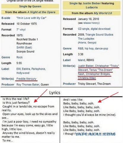 2 разные песни