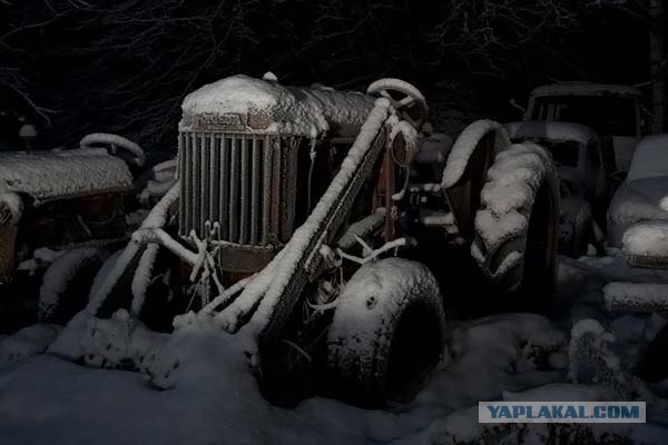 Зимняя автосвалка