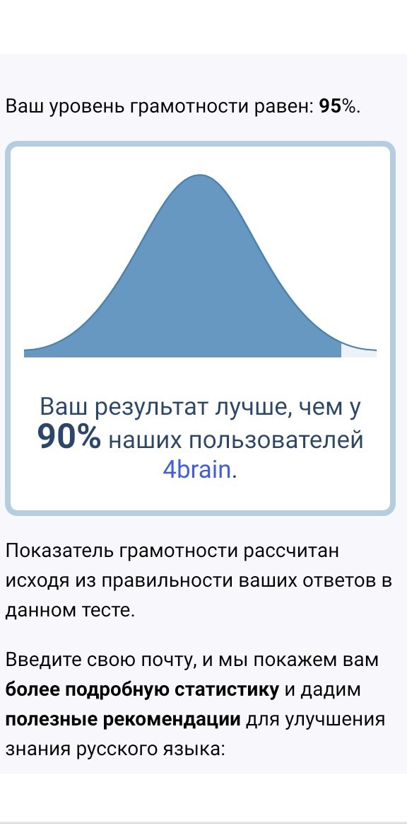 Тест на знание русского языка.